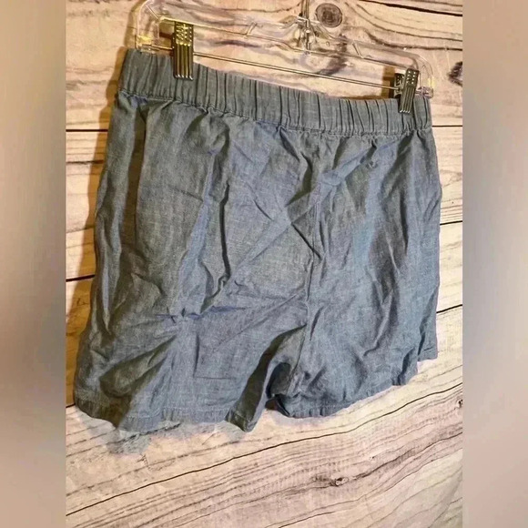 Madewell Shorts Womens Small Blue Pull On Elastic Cotton Shorts - Picture 4 of 7